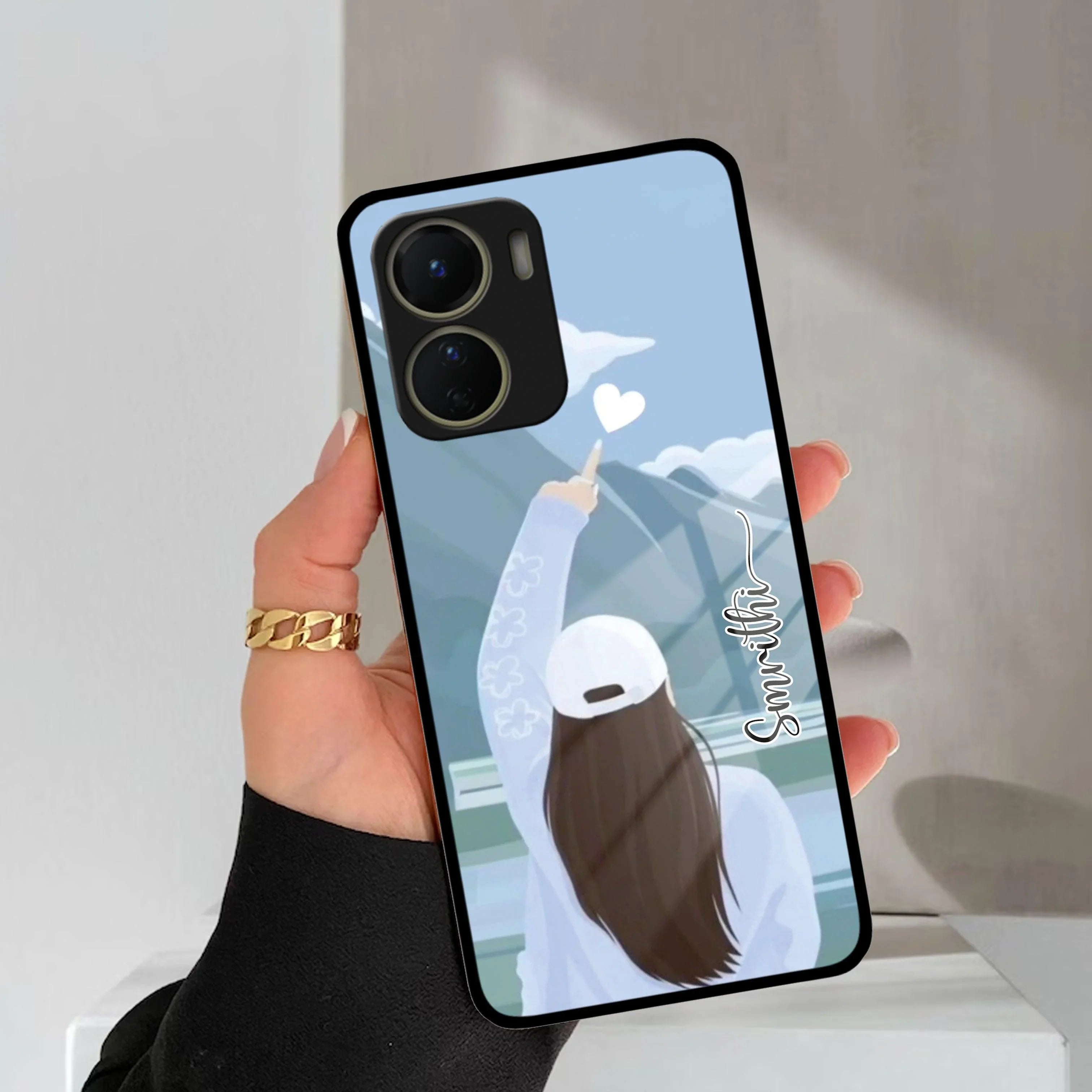 Chasing Dreams Customized Glass Case Cover For Vivo - ShopOnCliQ