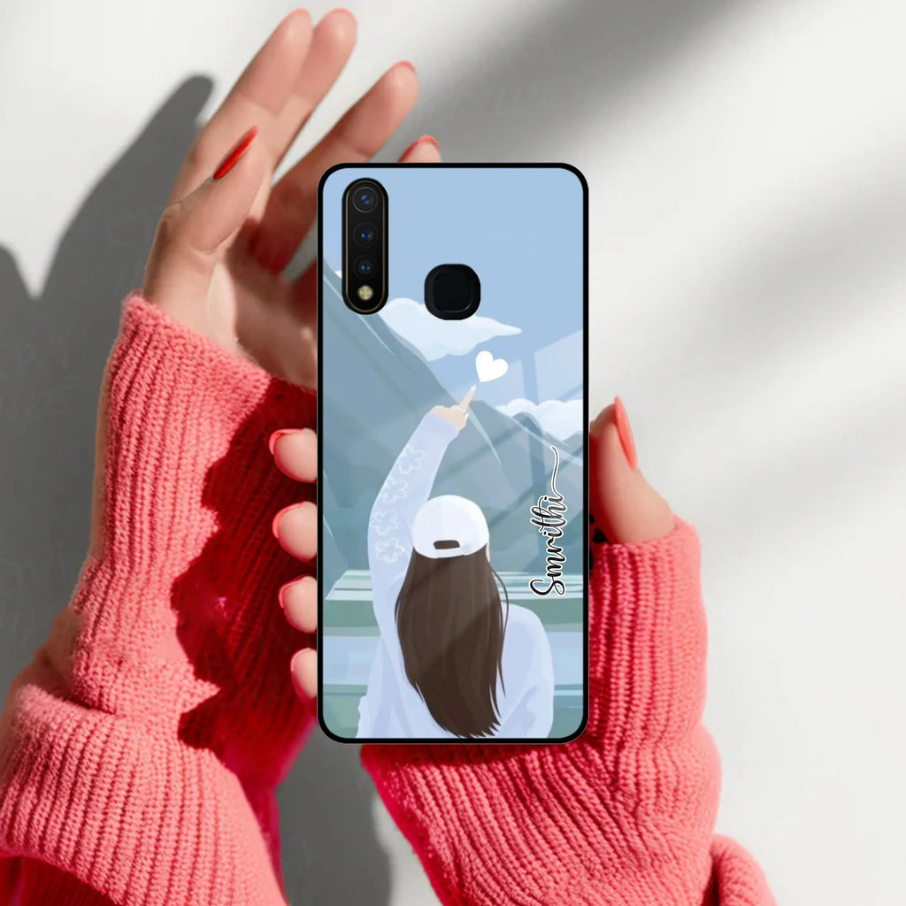 Chasing Dreams Customized Glass Case Cover For iQOO - ShopOnCliQ