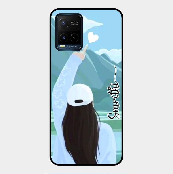 Chasing Dreams Customized Glass Case Cover For Vivo Y21T