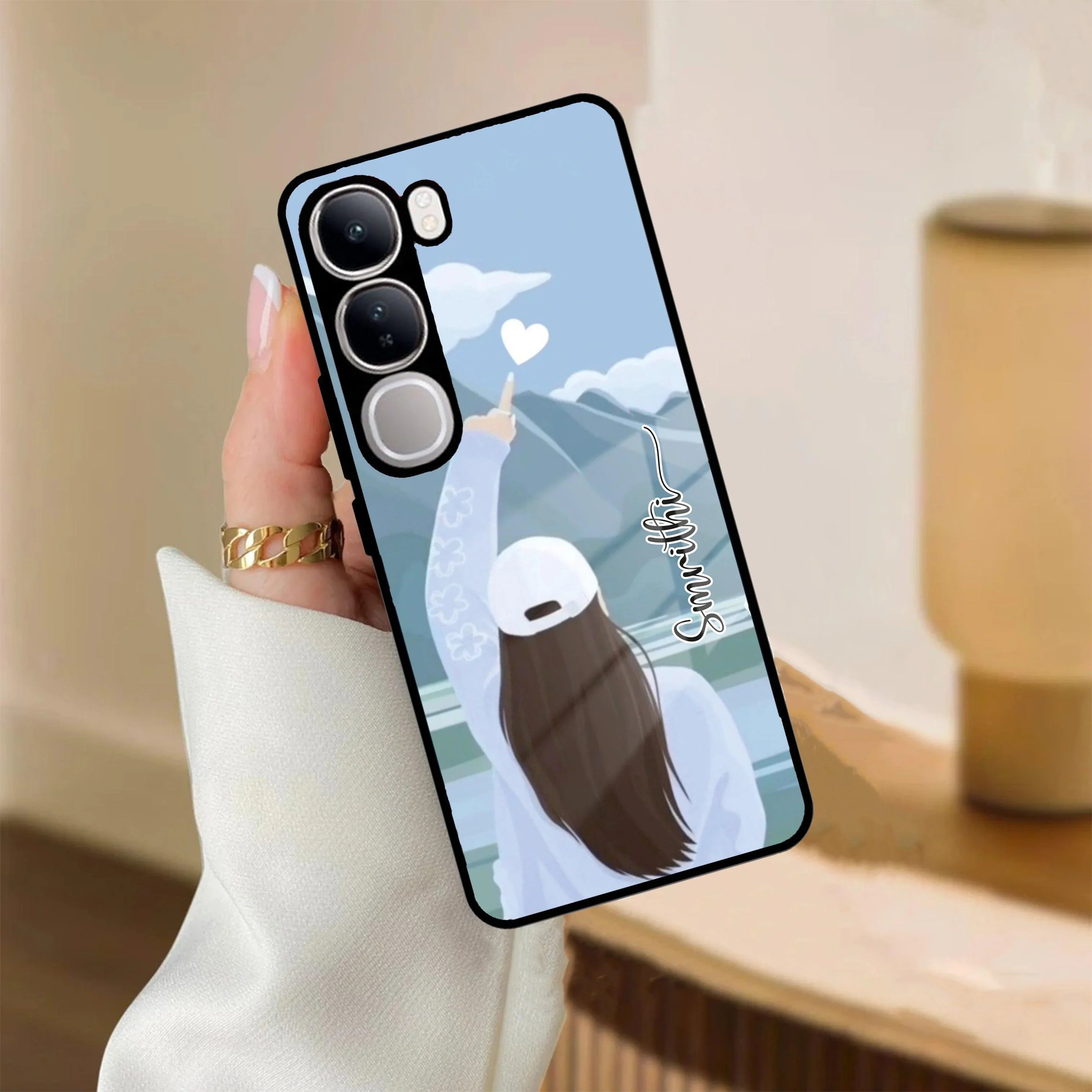 Chasing Dreams Customized Glass Case Cover For Vivo - ShopOnCliQ
