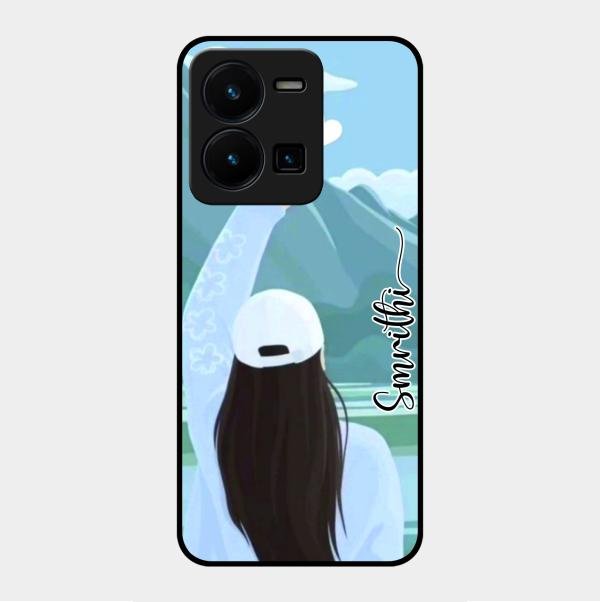 Chasing Dreams Customized Glass Case Cover For Vivo Y35