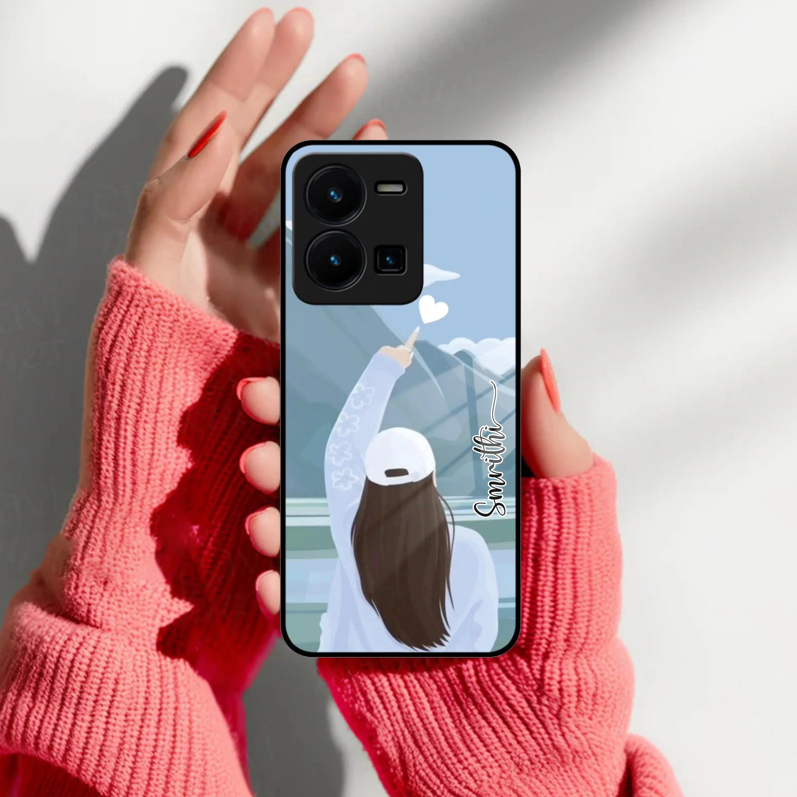 Chasing Dreams Customized Glass Case Cover For Vivo - ShopOnCliQ