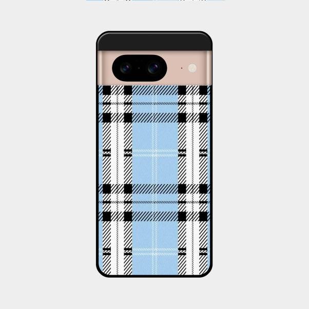 Check Glass Phone Case And Cover For Google Pixel 8 5G