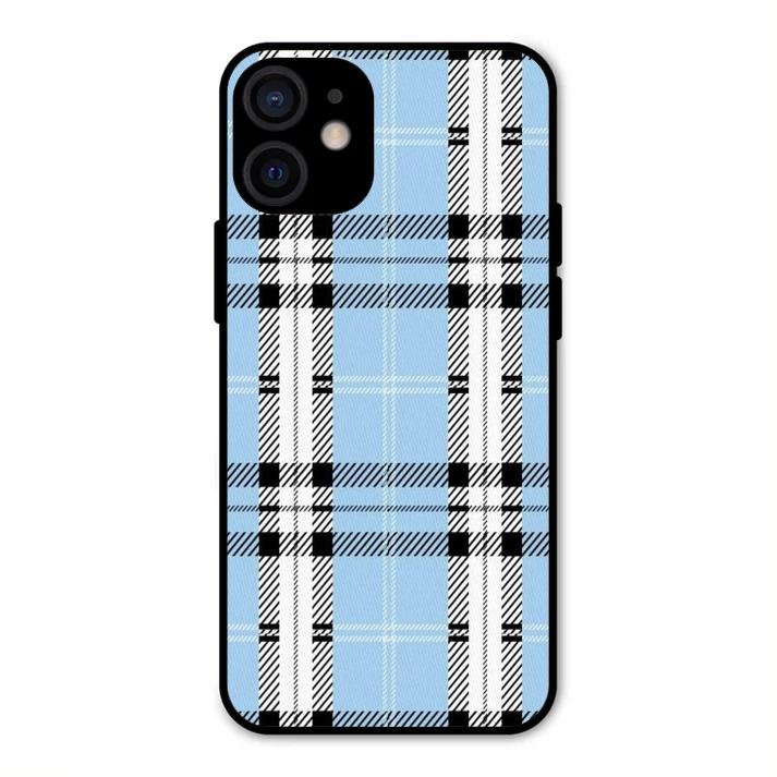 Check Glass Phone Case And Cover For iPhone 12 mini