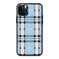 Check Glass Phone Case And Cover For iPhone 12 Pro