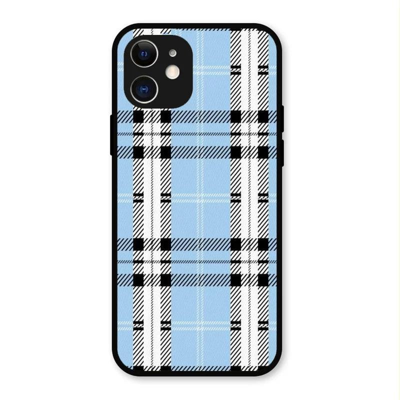 Check Glass Phone Case And Cover For iPhone 12