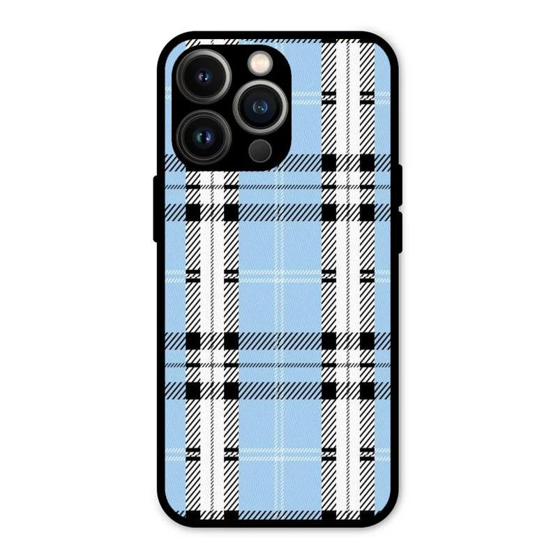 Check Glass Phone Case And Cover For iPhone 13 Pro
