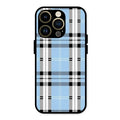 Check Glass Phone Case And Cover For iPhone 14 Pro