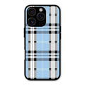 Check Glass Phone Case And Cover For iPhone 16 Pro