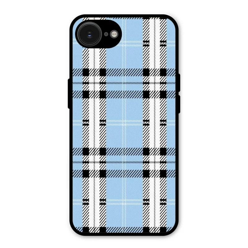 Check Glass Phone Case And Cover For iPhone 16e