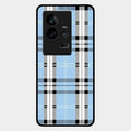 Check Glass Phone Case And Cover For Iqoo 11 5G
