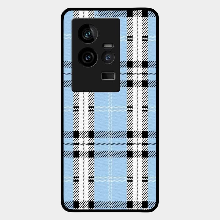 Check Glass Phone Case And Cover For Iqoo 11 5G