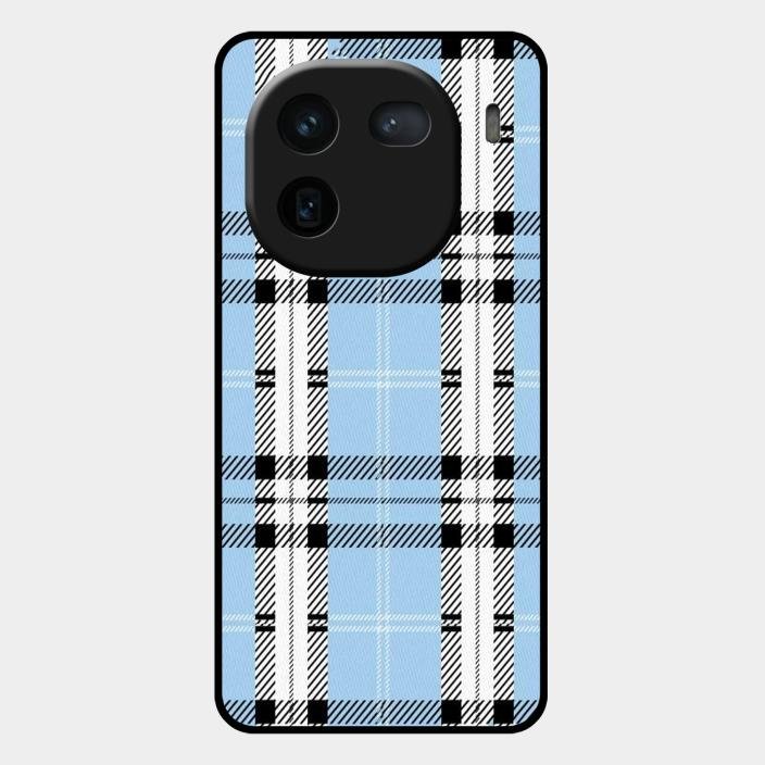 Check Glass Phone Case And Cover For Iqoo 12 5G