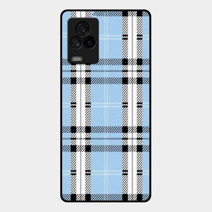 Check Glass Phone Case And Cover For Iqoo 7 Legend 5G