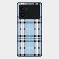 Check Glass Phone Case And Cover For Iqoo 9 Pro 5G