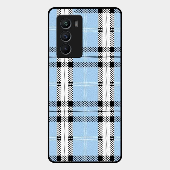Check Glass Phone Case And Cover For Iqoo 9 Se 5G