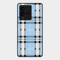Check Glass Phone Case And Cover For Iqoo 9T 5G