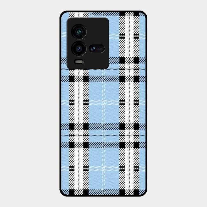 Check Glass Phone Case And Cover For Iqoo 9T 5G