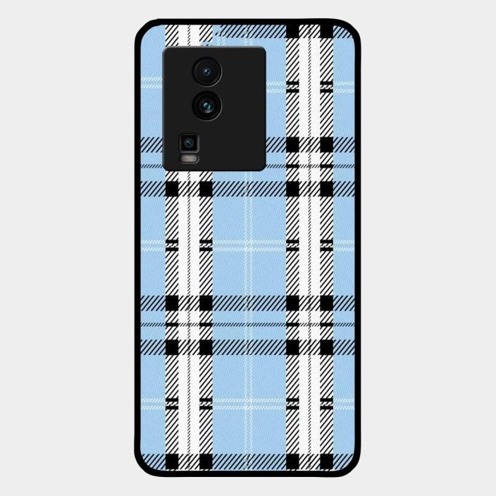 Check Glass Phone Case And Cover For Iqoo Neo 7 5G