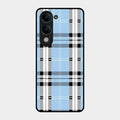 Check Glass Phone Case And Cover For Iqoo Z10 Lite