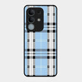 Check Glass Phone Case And Cover For iQOO Z10x 5G