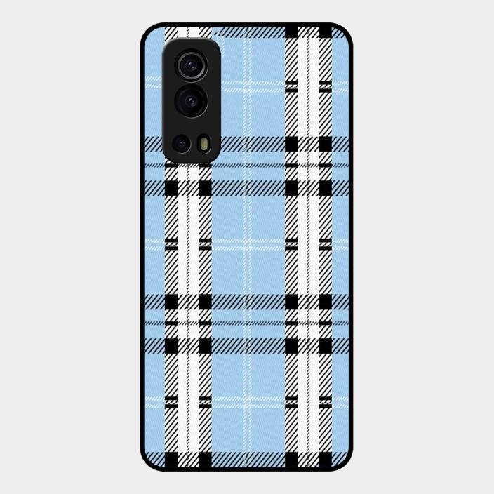 Check Glass Phone Case And Cover For Iqoo Z3 5G