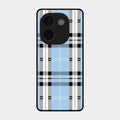 Check Glass Phone Case And Cover For Iqoo Z9S Pro 5G