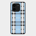 Check Glass Phone Case And Cover For Iqoo Z9X 5G