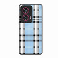 Check Glass Phone Case And Cover For Motorola Edge 50 Fusion 5G