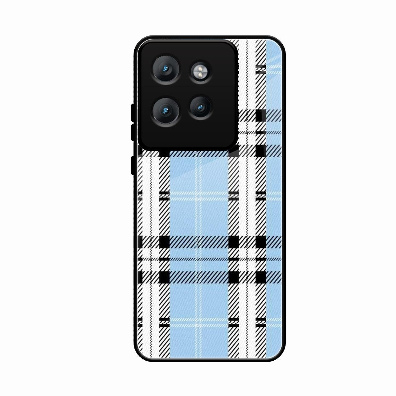 Check Glass Phone Case And Cover For Motorola Edge 50