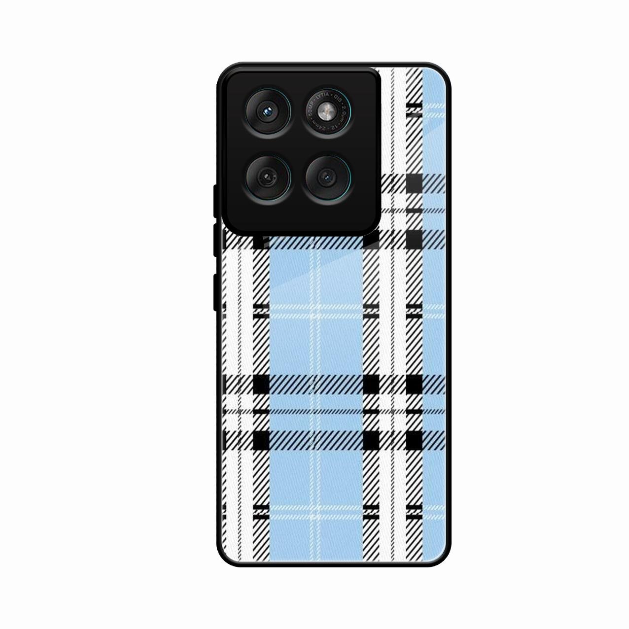 Check Glass Phone Case And Cover For Motorola Edge 60 Fusion 5G