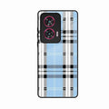 Check Glass Phone Case And Cover For Motorola G85 5G