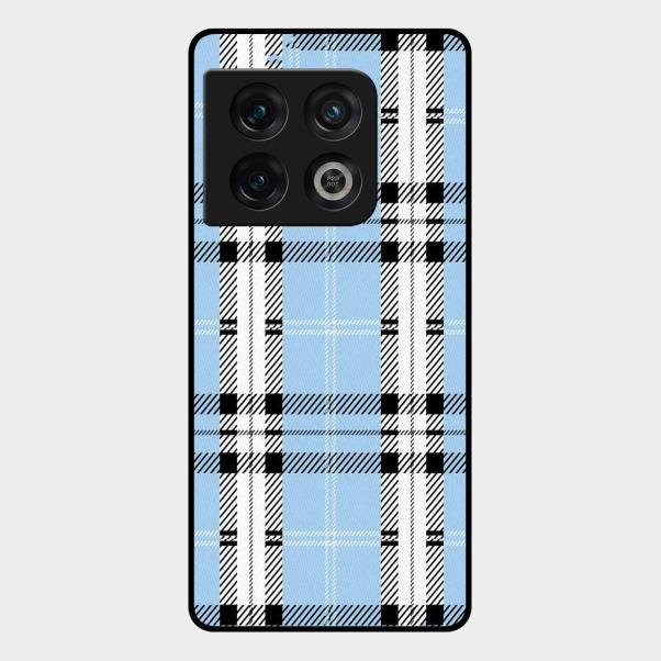 Check Glass Phone Case And Cover For Oneplus 10 Pro 5G