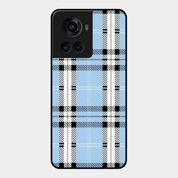 Check Glass Phone Case And Cover For Oneplus 10R 5G