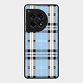 Check Glass Phone Case And Cover For Oneplus 12R 5G