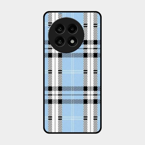 Check Glass Phone Case And Cover For Oneplus 13R 5G