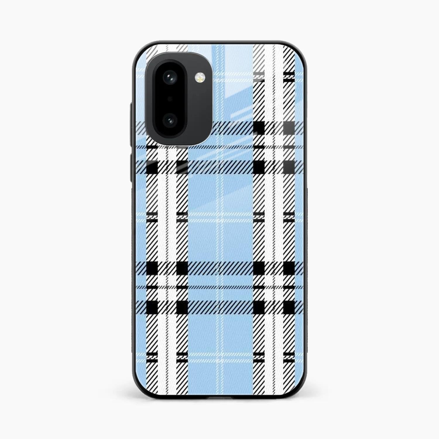 Check Glass Phone Case And Cover For OnePlus 15R 5G