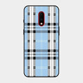 Check Glass Phone Case And Cover For Oneplus 7