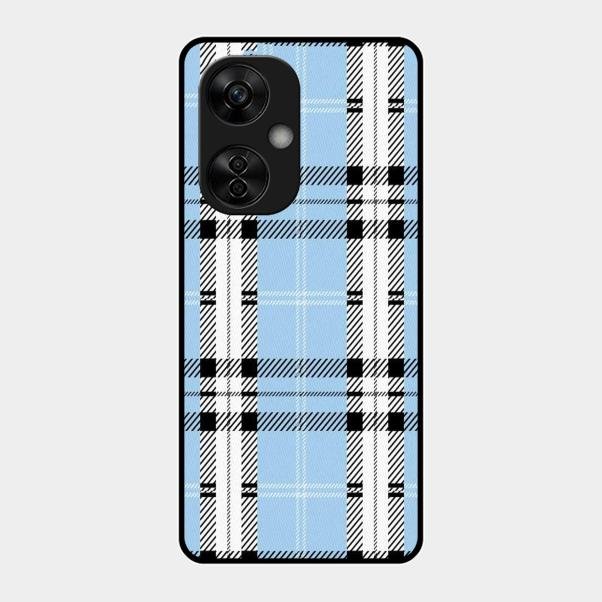 Check Glass Phone Case And Cover For Oneplus Nord Ce 3 Lite 5G
