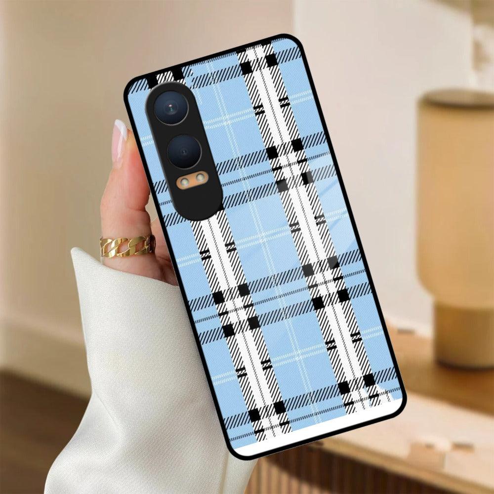 Check Glass Phone Case And Cover For OnePlus