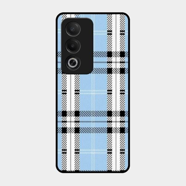 Check Glass Phone Case And Cover For Oppo A3 Pro 5G
