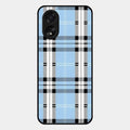 Check Glass Phone Case And Cover For Oppo A38