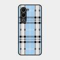 Check Glass Phone Case And Cover For Oppo A5 5G