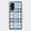 Check Glass Phone Case And Cover For Oppo A58