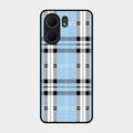 Check Glass Phone Case And Cover For Oppo A5X 5G