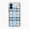 Check Glass Phone Case And Cover For Oppo A6X 5G