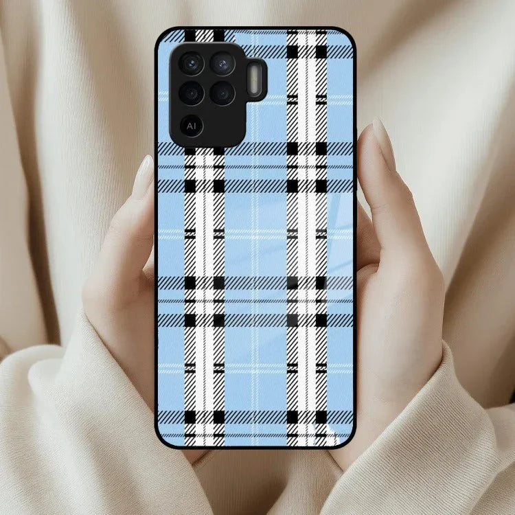 Check Glass Phone Case And Cover For Oppo - ShopOnCliQ