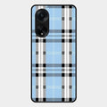 Check Glass Phone Case And Cover For Oppo F23 5G