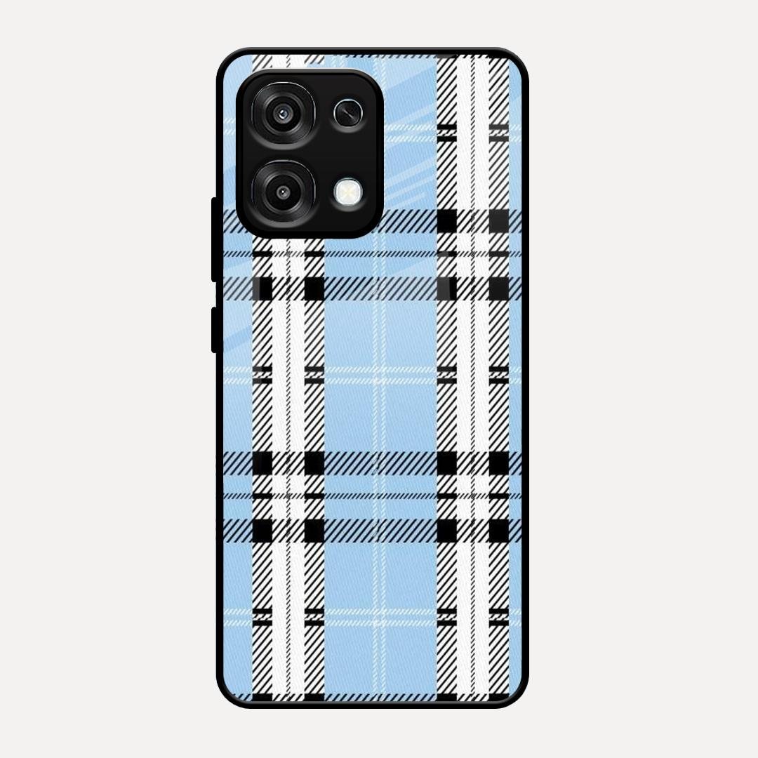 Check Glass Phone Case And Cover For Oppo F31 5G