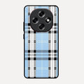 Check Glass Phone Case And Cover For Oppo F31 Pro 5G